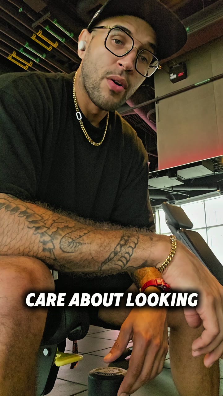 Xavier at the gym talking to camera, Lockset watch on